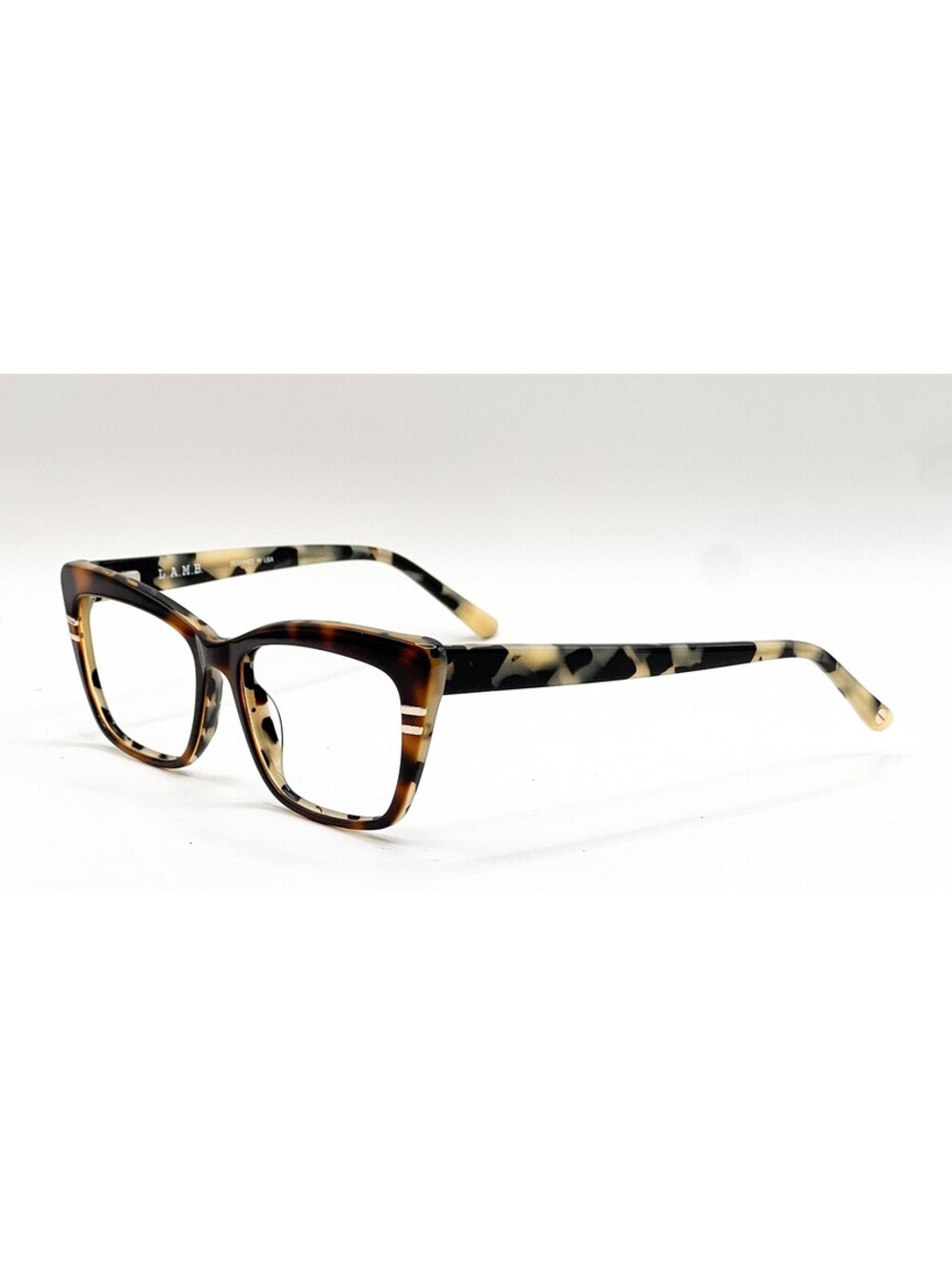 L.A.M.B La076 Tor Tortoise Cat Eye Authentic Eyeglass Frames 53-16